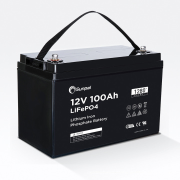 Sunpal 100AH ​​100A 12 V Batterie Lithium -Ionen -Wechselrichter -Akku Batteriepack